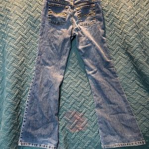 Faded glory 12 slim flare leg jeans